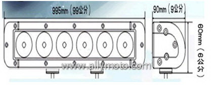 240W LED Light Bar 2071